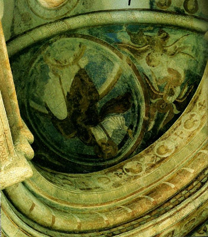 majestas domini absiden i va med bilden av  herren i sitt majestat Germany oil painting art
